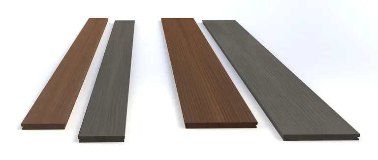 Megawood Terrassendielen Komplettset WPC Jumbo Signum muskat 2