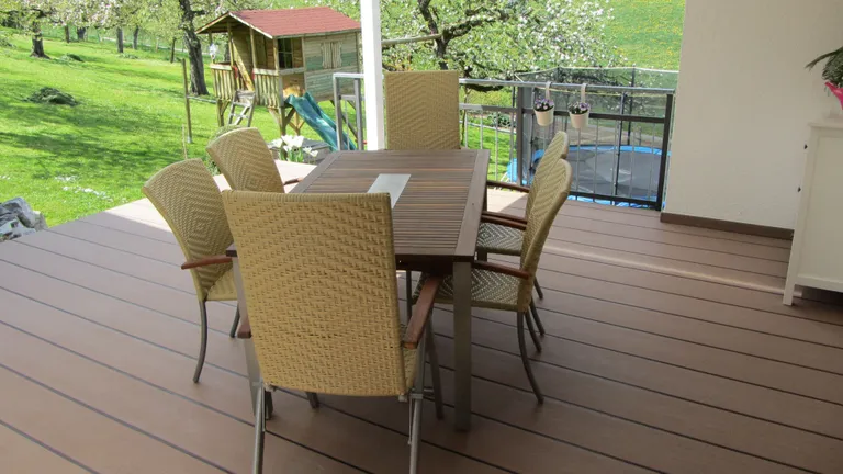 megawood Terrassendielen WPC Jumbo Premium massiv nussbraun 21x242mm 12