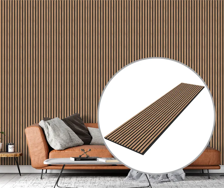 HORI WALL Akustik LongLine Dekor Wandpaneele Walnut 0