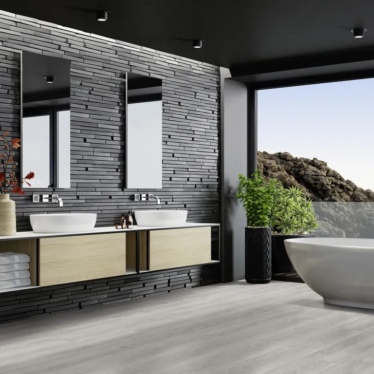Gerflor Klick-Vinylboden Virtuo 55 Rigid Acoustic Bohem Dark Grey (Eir) Landhausdiele 0