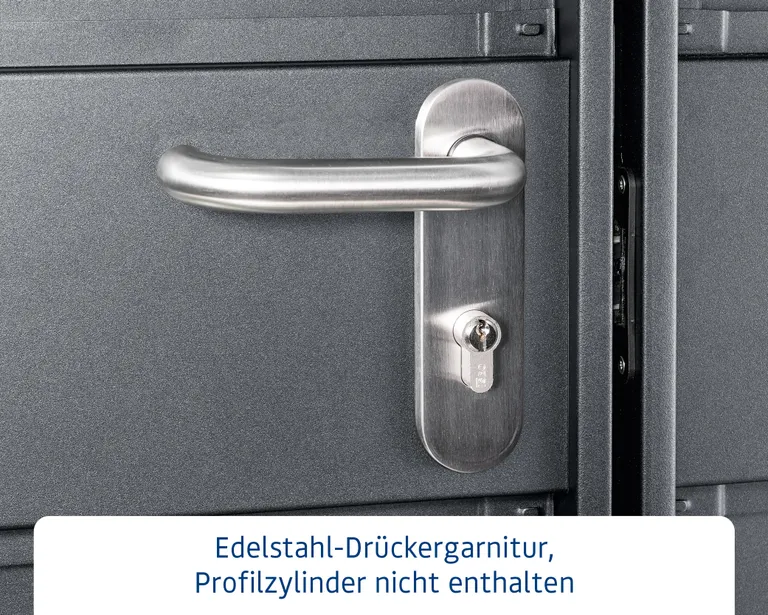 EcoStar Zubehör Edelstahldrückergarnitur 1