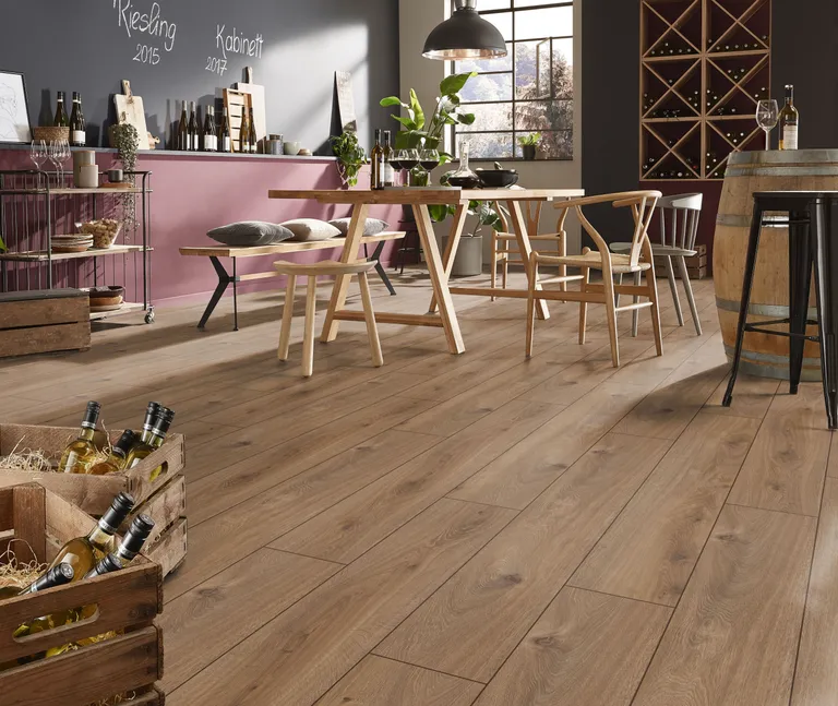KRONOTEX Laminat Exquisit D4166 Prestige Eiche Natur Landhausdiele 3