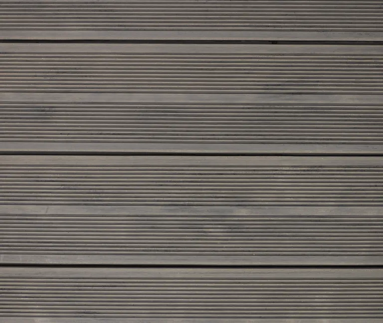 HORI Terrassendielen WPC Maui Massiv grau tiefe Holzstruktur + geriffelt 21 x 143 mm 6