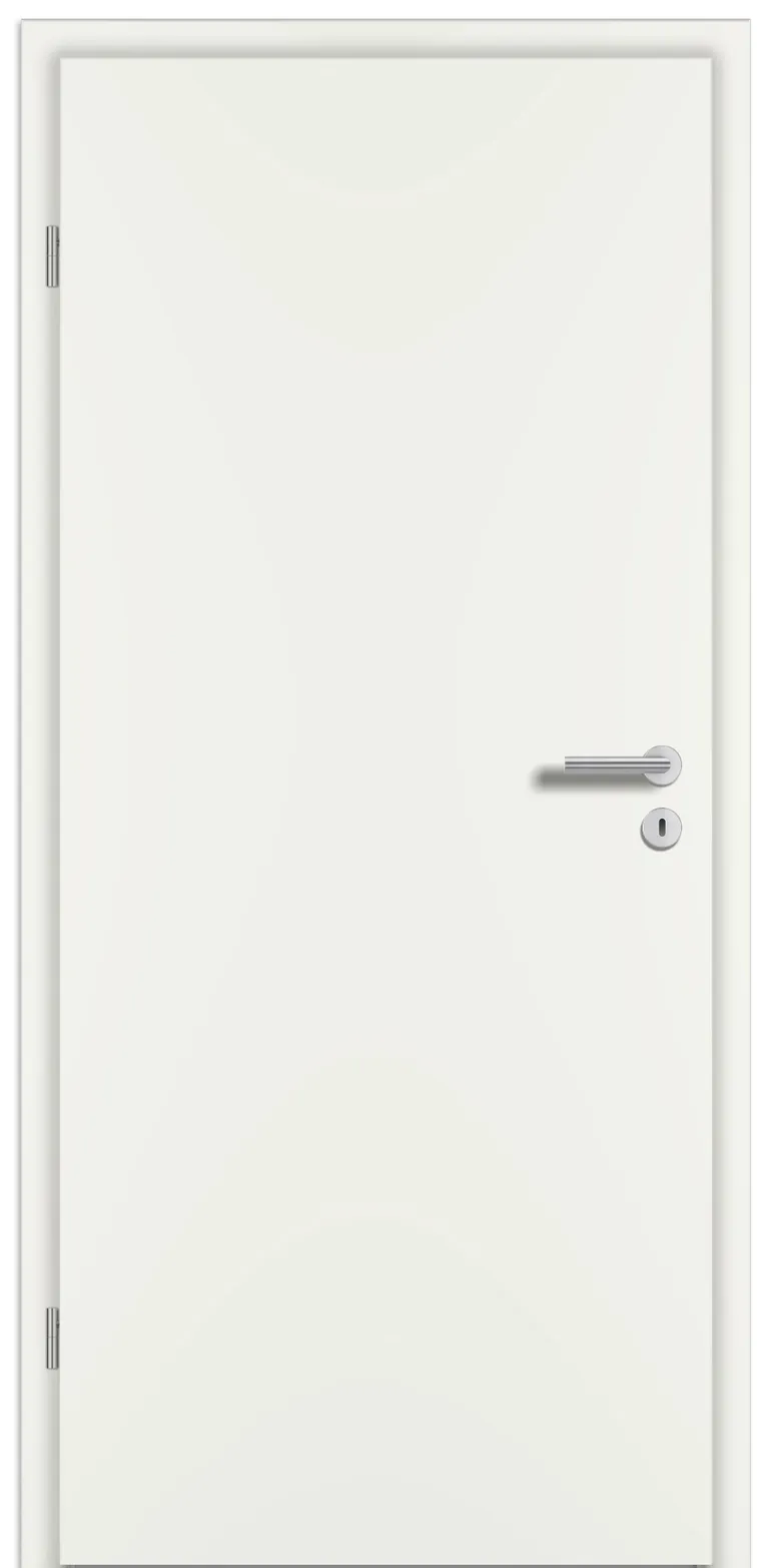 PRÜM Zimmertür Weißlack RAL9010 Wabe Rundkante 0