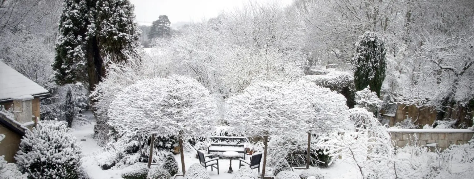 Winter Terrasse