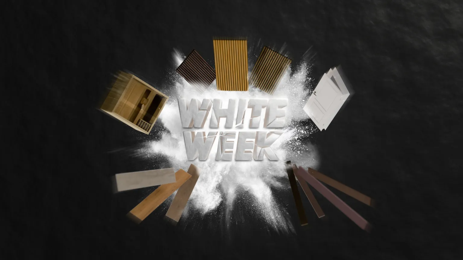 Sortiment mit Schnee