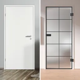 zimmertüren in verschiedenen Farben und varianten