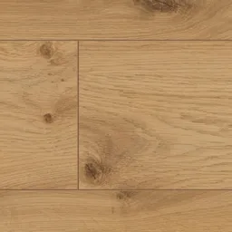 Hier ist ein Bild eines mittel hellen Laminatbodens zu sehen.