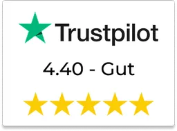 Trustpilot - 4,40 Sterne - Gut