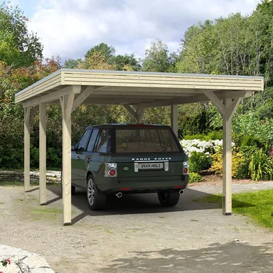 G&F: Gartenhäuser & mehr: Carports und Garagen