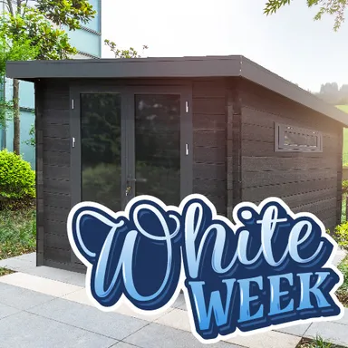 White Week Gartenhaus