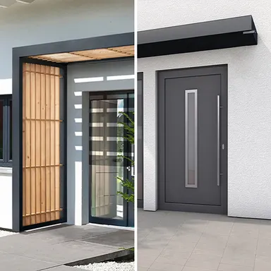 Türen - Haustüren - Vordach