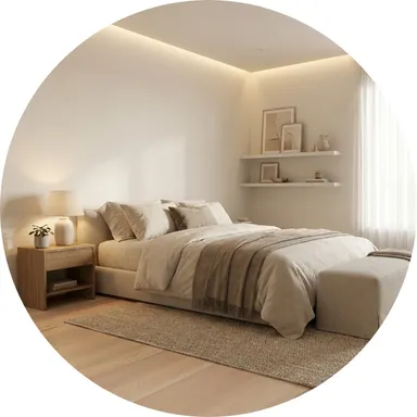 Hier ist ein Ambiente Bild eines hellen Parkettbodens zu sehen.