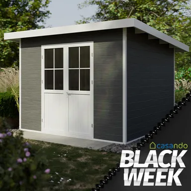 Gartenhaus Anthrazit Black Week 