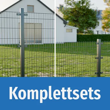 G&F: Zäune: Doppelstabmattenzäune: Komplettsets
