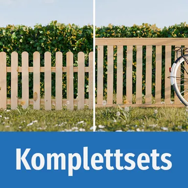 G&F: Zäune: Gartenzäune: Komplettsets