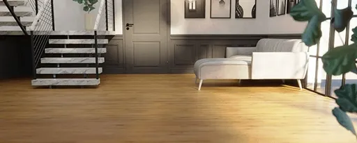 Wohnzimmer mit Holzboden