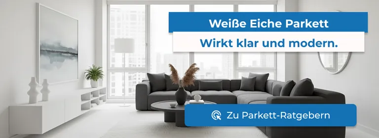 Eiche Parkett Weiß M