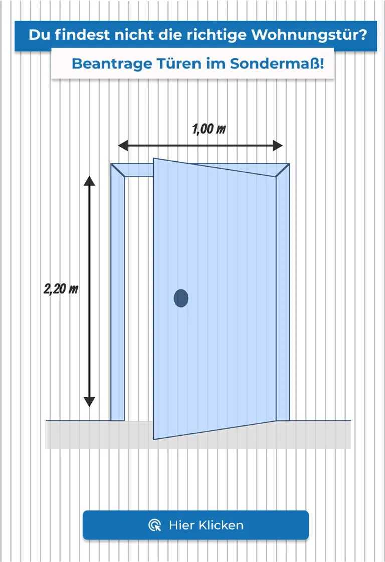 Wohnungseingastüren + Wohnungseinganstür mit Zarge D