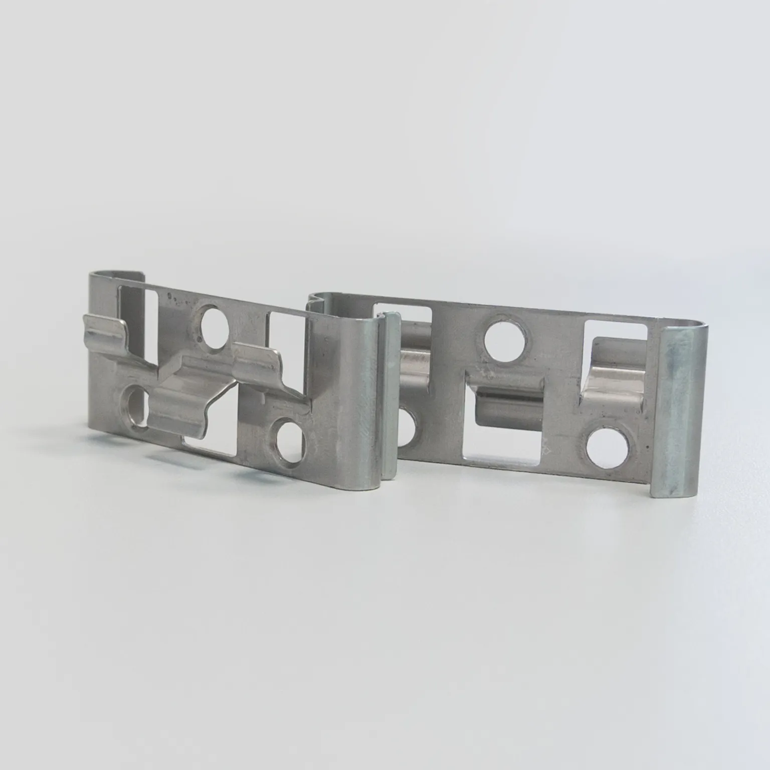 1St Klammer Metall Terrassenclips Silber WPC Diele Konsta Montage Clip 