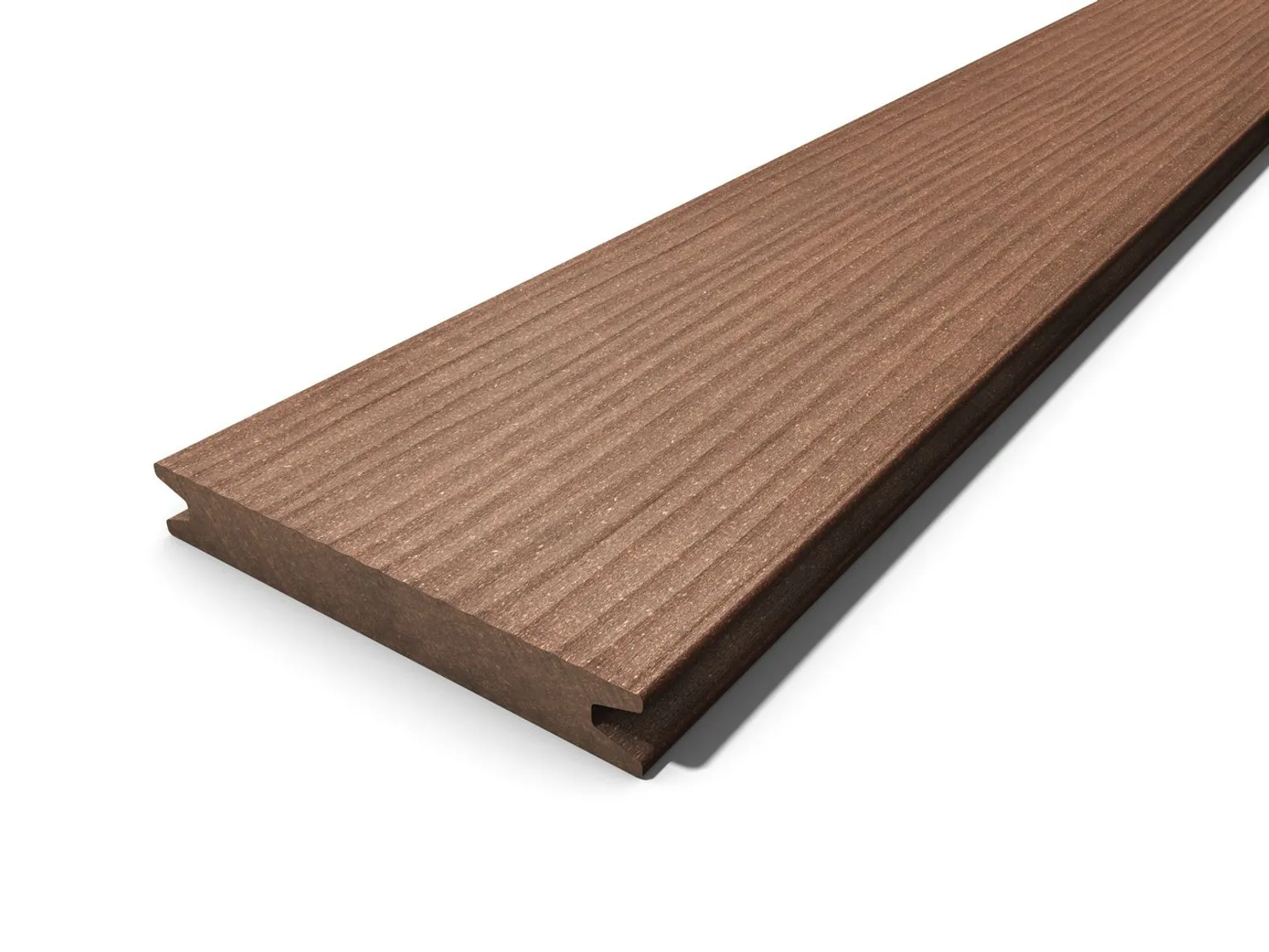 Megawood Terrassendielen Komplettset Komplettbausatz WPC massiv braun Holz Diele 