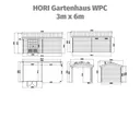 HORI Gartenhaus WPC 12