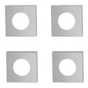 GRIFFWERK Außen-Rosette Sieger Design Quadrat Edelstahl matt 0