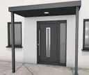 Gutta Vordach Haustür BS PLUS aluminium 0