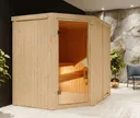 Karibu System-Sauna Siirin Eckeinstieg 68 mm 0