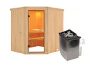 Karibu System-Sauna Siirin Eckeinstieg 68 mm 4