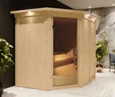 Karibu System-Sauna Siirin Eckeinstieg 68 mm 1