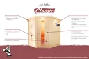 Karibu System-Sauna Siirin Eckeinstieg 68 mm 4
