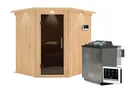 Karibu System-Sauna Siirin Eckeinstieg 68 mm 5
