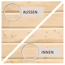Karibu System-Sauna Siirin Eckeinstieg 68 mm 6
