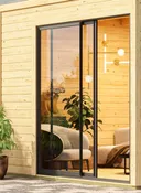 Karibu Sauna-Haus Terning Eckeinstieg 38 mm 5