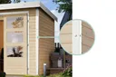 Karibu Holz-Metallgartenhaus Hybridhaus Jupiter 14