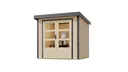 Karibu Holz-Metallgartenhaus Hybridhaus Jupiter 2