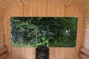 Wolff Finnhaus Rückwand-Fenster für Sauna Luago 2x2 0