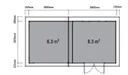 HORI Gartenhaus WPC Modern Line 4
