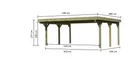Karibu Doppelcarport Classic 1