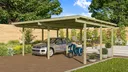 Karibu Doppelcarport Eco 0