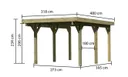 Karibu Einzelcarport Classic 2