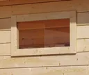 Karibu Fenster feststehend für Gartenhaus 0