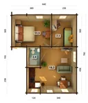 Palmako Ferienhaus Emily 3