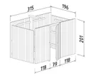 Palmako Carport Karl 1