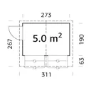 Palmako Marktstand Stella 2