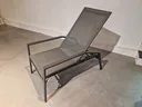 GIARDINO Deck Chair mit Hocker Nizza 1