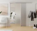 HORI Glasschiebetür 8 mm ESG satiniert 1