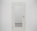 HORI Zimmertür CPL Weiß RAL9010 mit Lichtausschnitt Röhrenspan Designkante 0