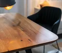 D-SYN mySquare Esstisch Massivholz Eiche Schweizer kante Komplettset 4